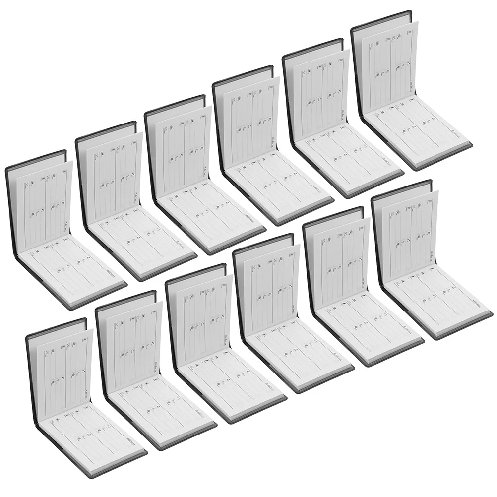 

Мини-телефонная книга, карманный адрес, пустой номер телефона, контактные бумажные книги, 12 шт.