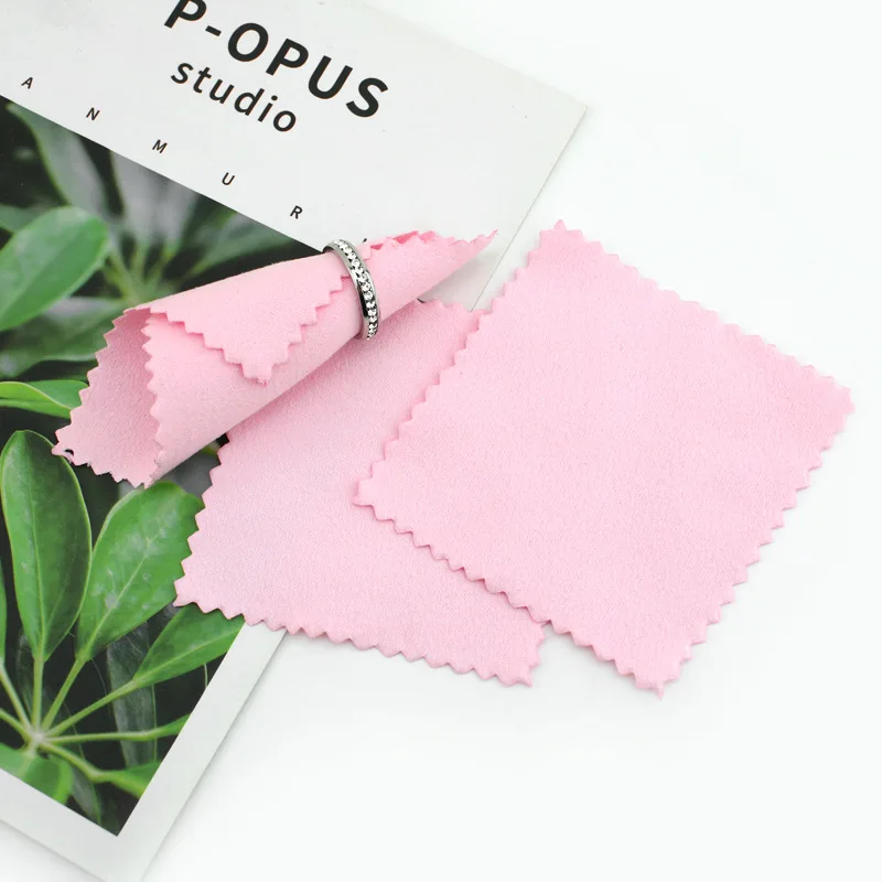 

Салфетка для полировки серебряного цвета, 10-50 шт.