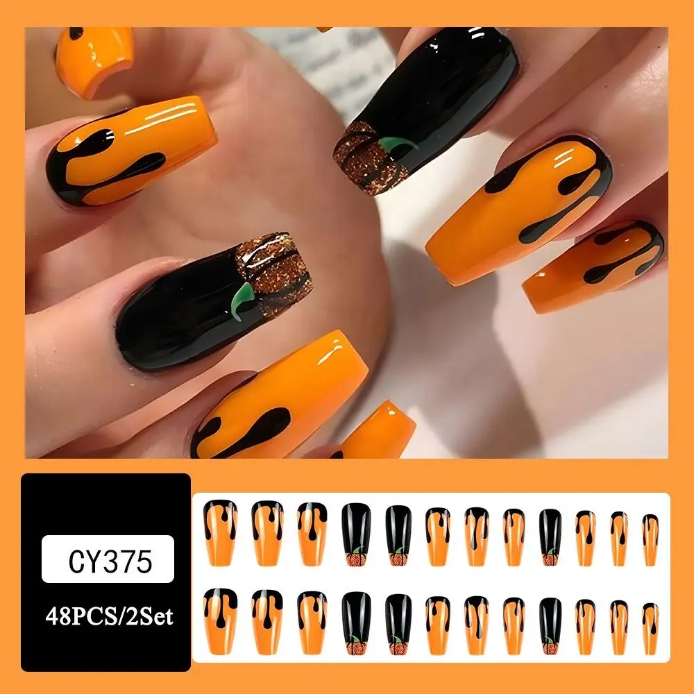 24 шт. накладные ногти на Хэллоуин