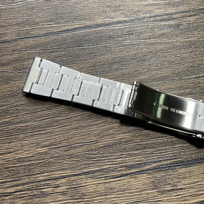 Solid 22mm Width Stainless Steel Watch Strap Deployment Clasp Suitable For SBBN031/33/35 Tuna Diver Watch Case