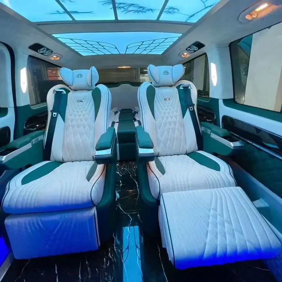 Роскошные автокресла с автоматическим преобразованием для Alphard van minibus W447 черные
