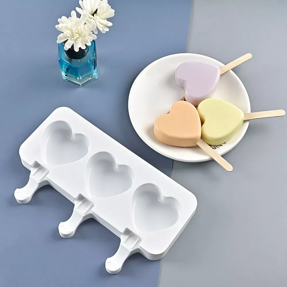 

Mold Heart Shape Ice Cream Mold Ice Cube Maker Ice Cube Tray Ice Mould For Party Bar kitchen gadget moldes de silicona
