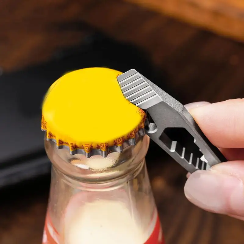 Титановая открывалка для бутылок маленькая пива из титанового сплава