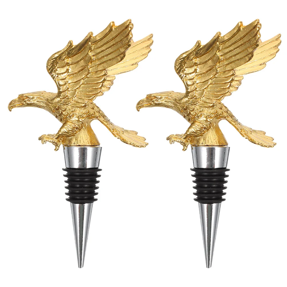 

2pcs Bottle Stopper Stopper Delicate Eagle Stopper Saver Party Favor Accessory