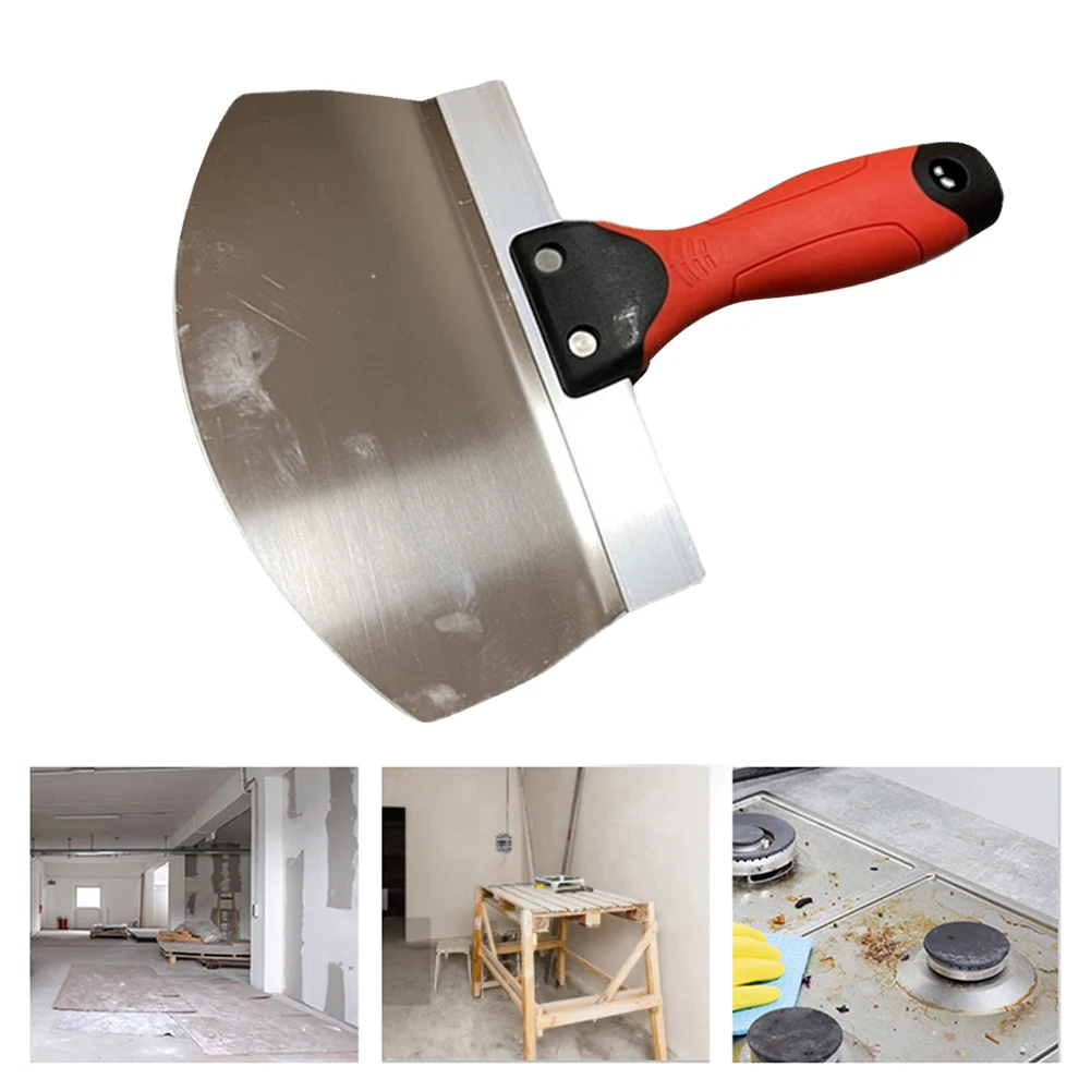 

Stainless Steel Drywall Plastering Scraper Tool Putty Knife Trowel Wall Cleaning Shovel Construction Tools Universal Hand Tools
