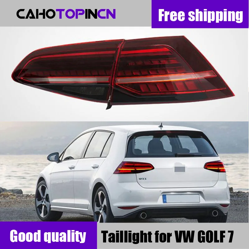 LED Car Tail Light Assembly For Volkswagen Golf 7.5 mk7.5 VW golf 7 mk7 2013-2016-up Brake Light With Turning Signal Light