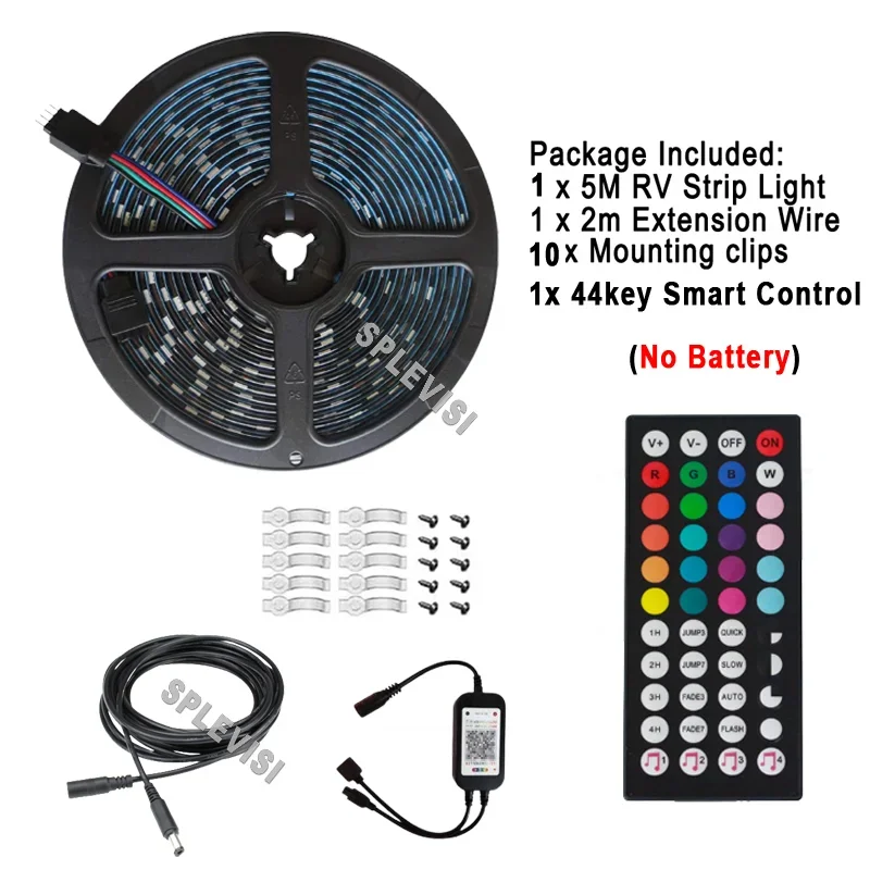 Светодиодная лента RGB с изменением цвета для трейлера RV лампа освещения