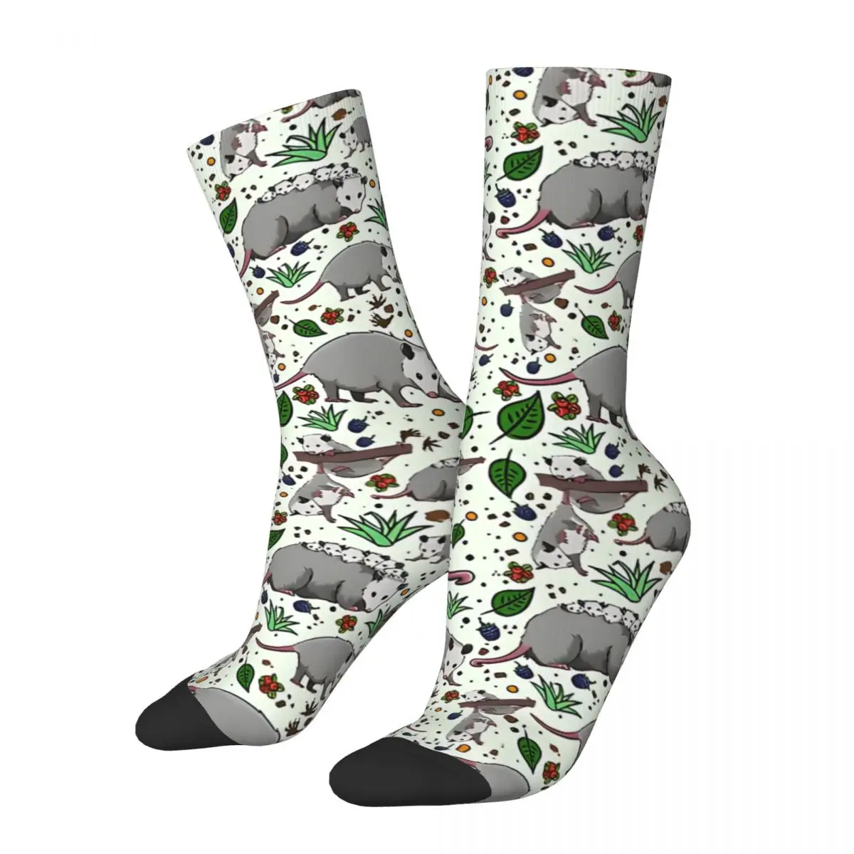 Счастливые мужские носки милые винтажные Opossum Possum в уличном стиле сумасшедшие