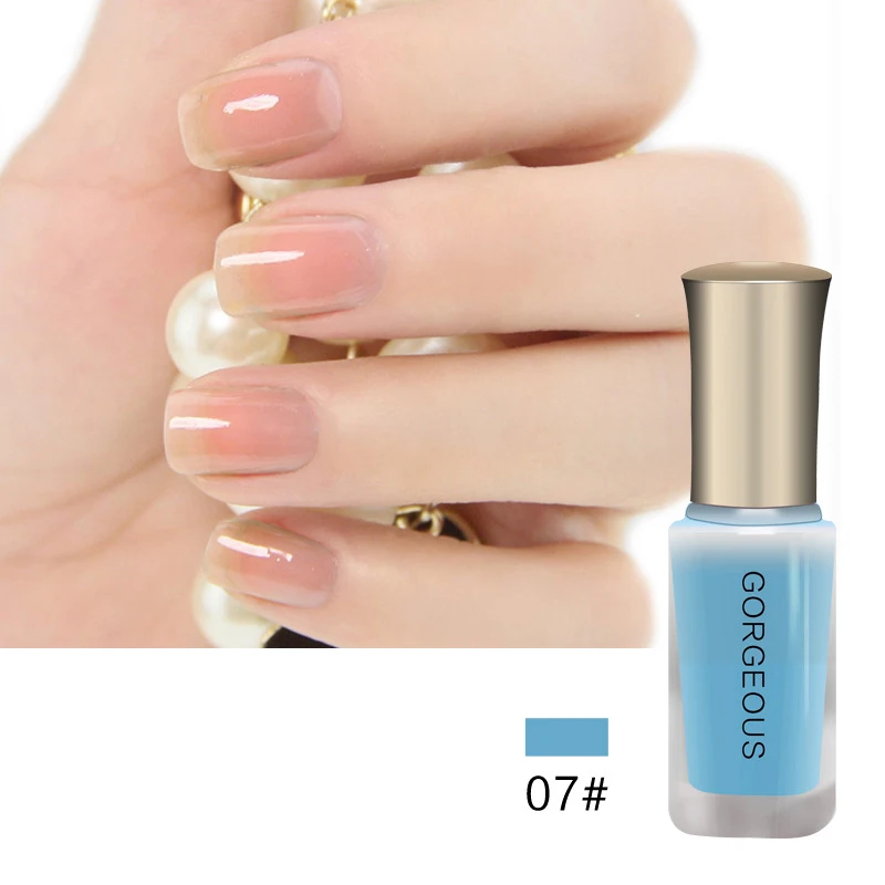 Профессиональный Новый Модный лак для ногтей женщин полупрозрачный бренд