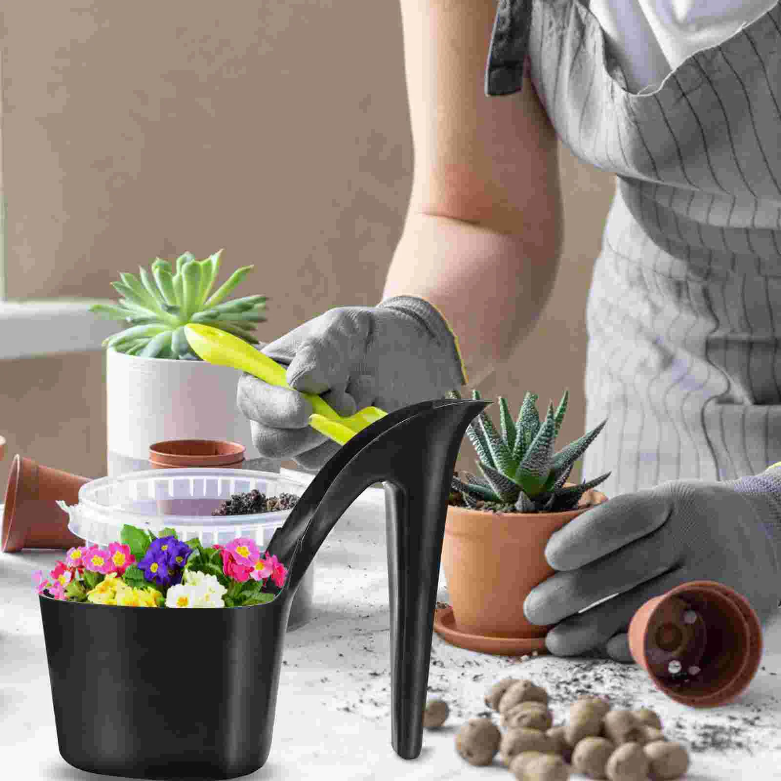 

Small Bonsai Pot Round Planteration Plants Nursery Home Planting Planters Flower Succulent Plastic Planters