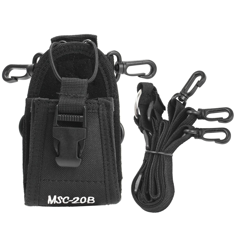 

MSC-20B Walkie-Talkie Nylon Cover Bag for Baofeng Quansheng TYT UV-5R UV9R Plus UV-82 Walkie-Talkie Storage Bag