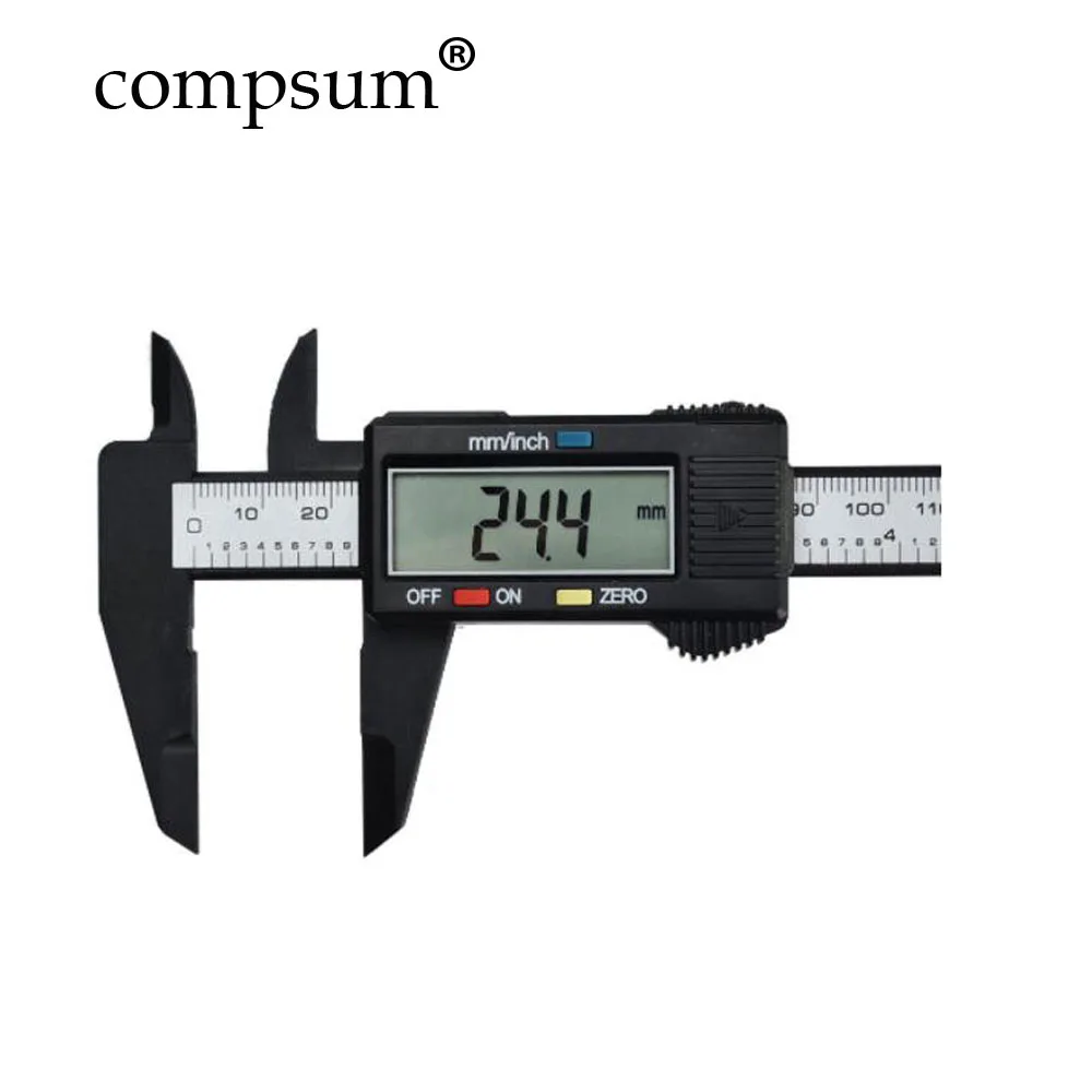 Vernier Caliper 0-150mm Measuring Tool 6 inch LCD Digital Electronic Carbon Cal