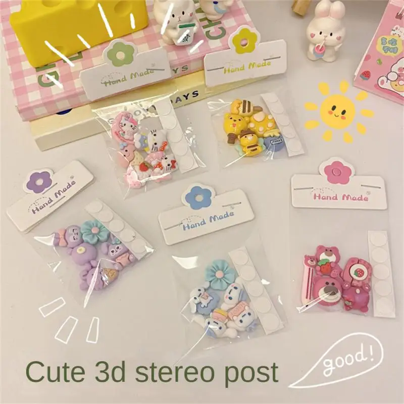 

Resin Accessories Three-dimensional Stickers Cartoon Resin Resin Patch Decorative Accessories Small Lovely Refrigerator Magnets