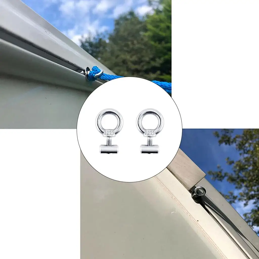 

M4 Lifting Eye Nut 304 Stainless Silver Fits for Awning Most Marker