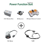 Технический эксперт функция мощности для 10194 Изумрудного поезда Набор города MOC DIY треки светодиодный светильник строительные блоки игрушки для мальчиков Подарки