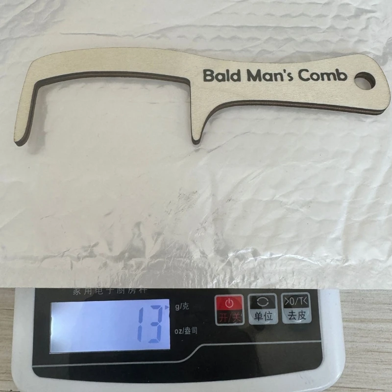 Расческа для лысого мужчины инструмент ухода за лысым человеком щетка волос