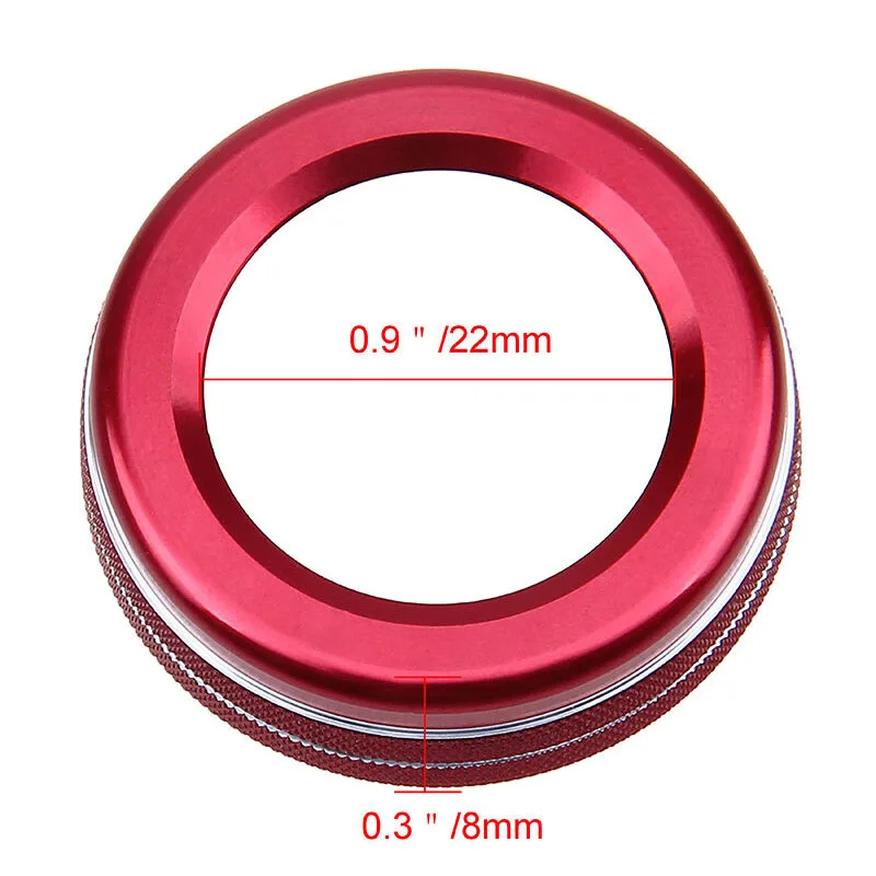 

Aluminum alloy Cover 0.9*0.3 inches Decorative Ring Trim Car W212 W16 W176 W246 Auto