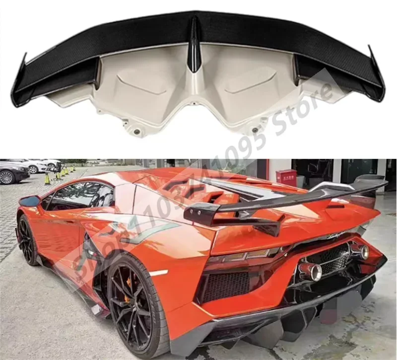Углеродное волокно диффузор для задних крыльев спойлер багажника Lamborghini Aventador LP700
