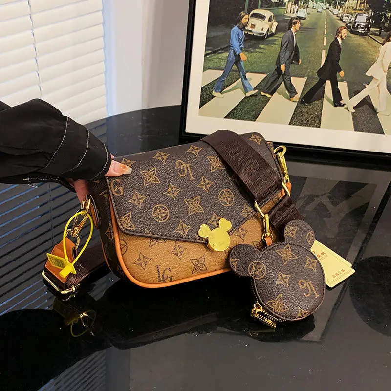 

Luxury Designer Handbag For Women 2022 Famous Brand Shoulder bag Purses And Handbags Female Crossbody Bags 2-IN-1