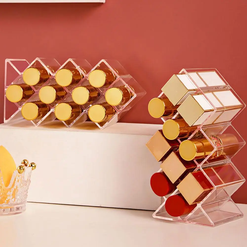 

Lipstick Storage Box Desktop Finishing Storage Box Acrylic Dust-proof Display Stand Cosmetic Storage Box Lip Glaze Lipstick