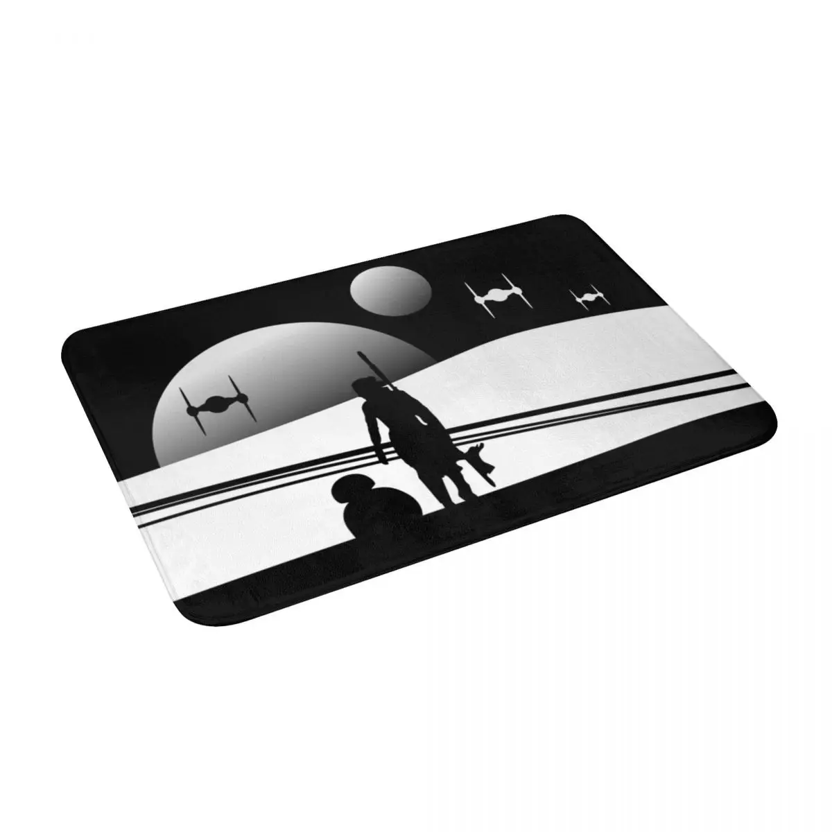 

Tatooine Bath Door Floor Mat Non-slip Rug Carpet Entrance Living Room Home Kitchen Washable Doormat Bathroom Toilet