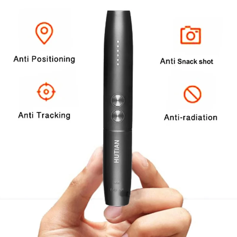

WT09 Portable Pen Detector Wireless Infrared Scanning Anti-sneak Camera Monitoring Anti-GPS Car Tracking Wiretapping Scanner