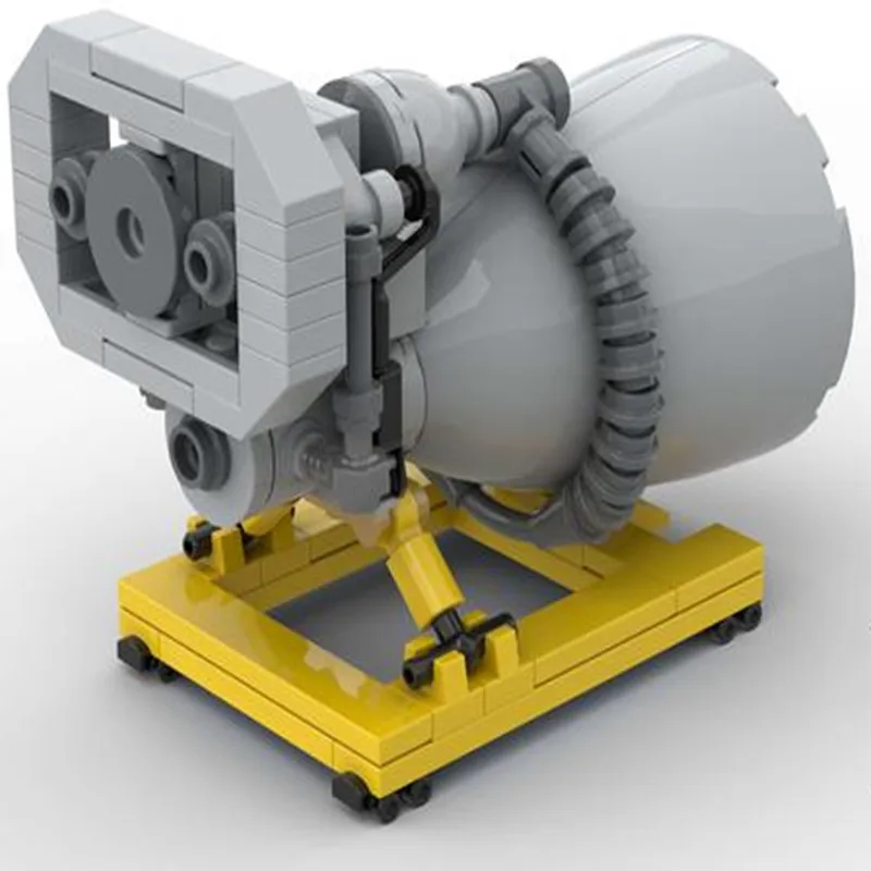 

MOC Saturn V Rocketdyne F-1 Engine творческая сборка Игрушечная модель Детский Рождественский подарок маленькие гранулированные строительные блоки