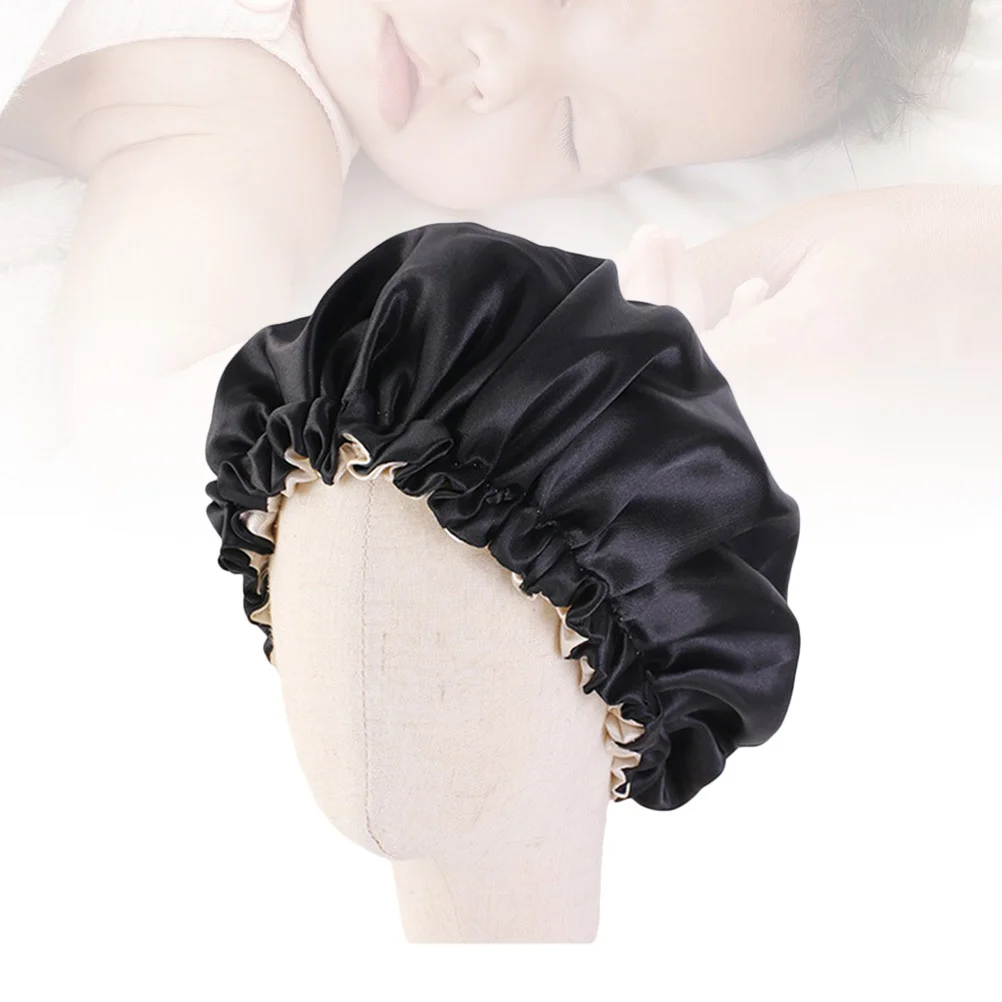 

Adjustment Buckle Toddler Rubber Bands for Hair Kids Sleep Cap Double Layer Sleeping