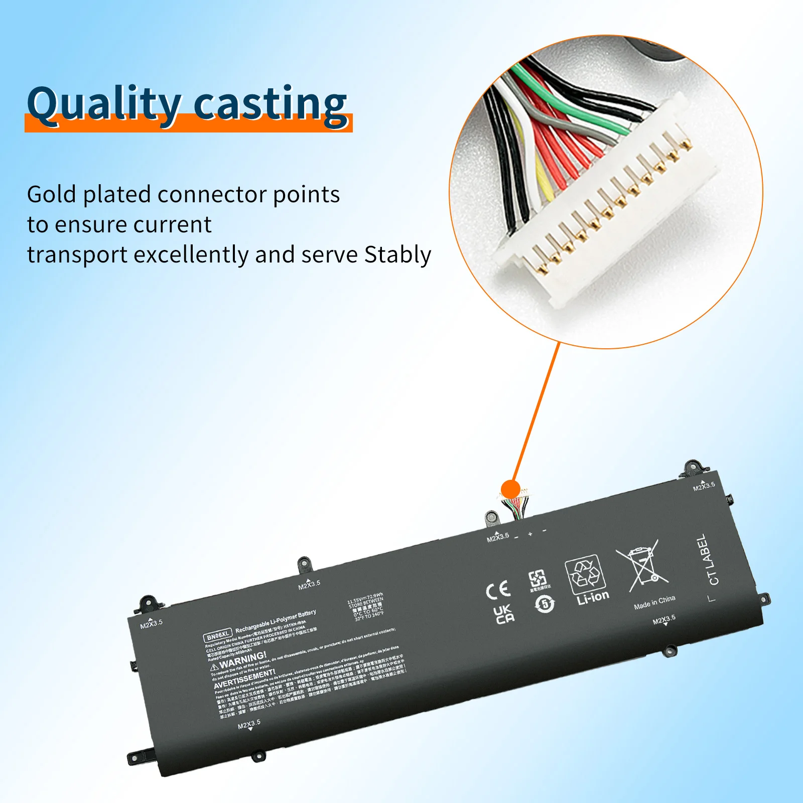 BN06XL Аккумулятор для ноутбука HSTNN-IB9A HP Spectre X360 15-EB Convertible L68235-1C1 L68299-005