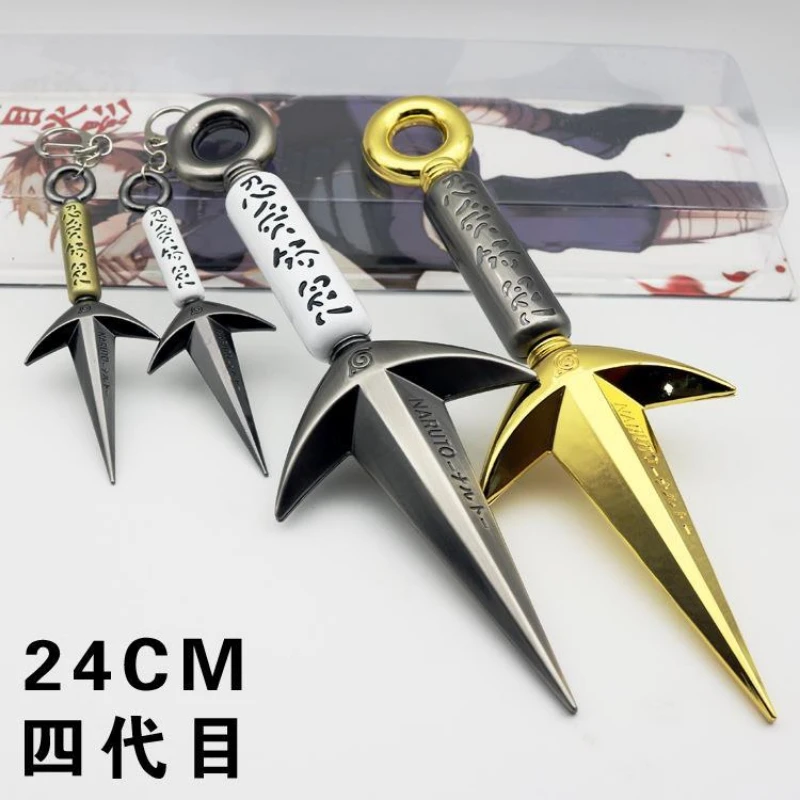 

Аниме Кулон NARUTO kakashi Namikaze Minato kunai брелок с металлической ручкой оружие Самурайский Меч Модель игрушки подарок для мальчиков и девочек