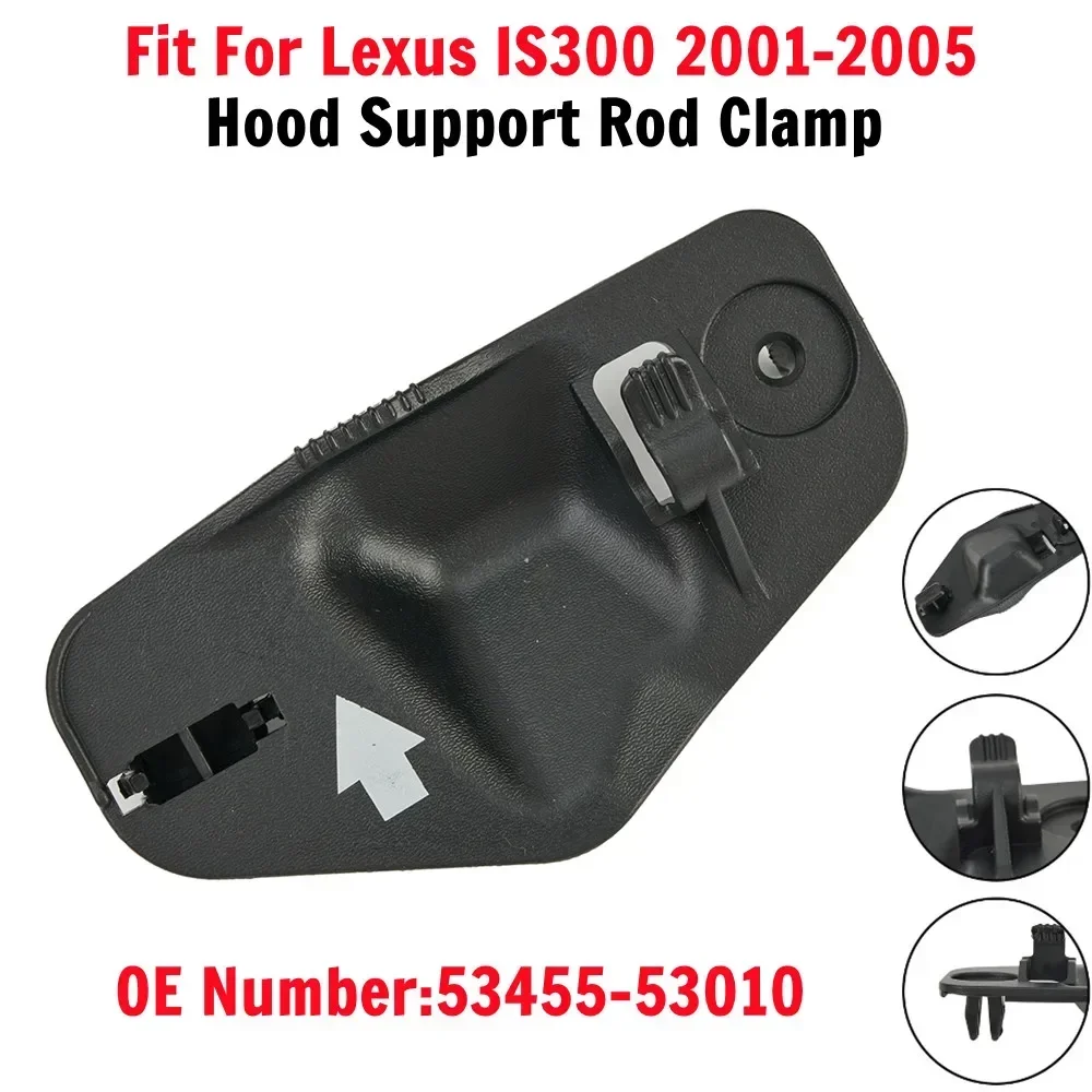 

1 шт. автомобильные аксессуары, новые для Lexus IS300 2001 2002 2003 2004 2005, опорный стержень капота, зажим, молдинги, пластиковая подвеска