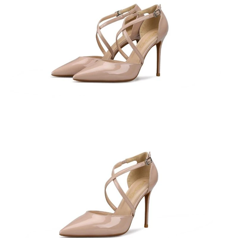 Туфли-лодочки женские на высоком каблуке пикантные заостренный носок