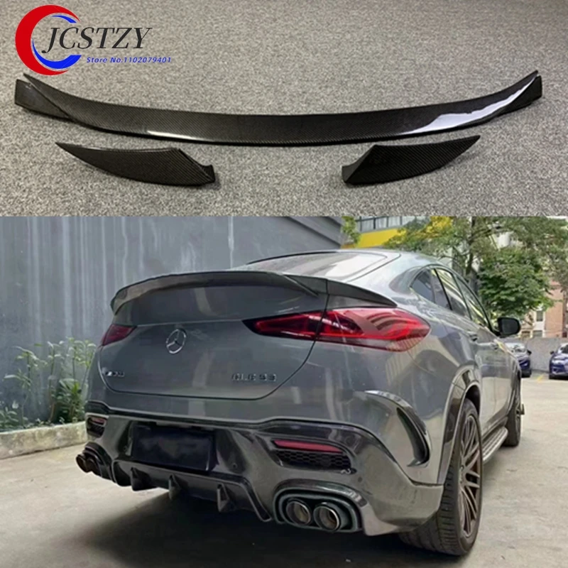 

Для Mercedes-Benz GLE class GLE Coupe SPOILER C167 W167 GLE350 450 GLE53 AMG GLE63 задняя модификация из углеродного волокна 2021+