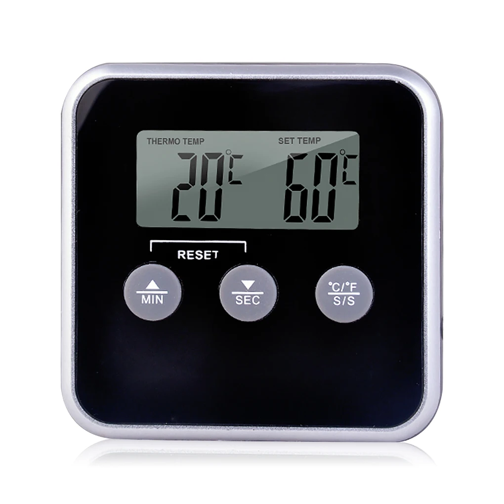 

Digital Cooking Thermometer Food Chicken Temperature Gauge Quick Read BBQ Grilling Oil Frying Coffee Tool Indoor