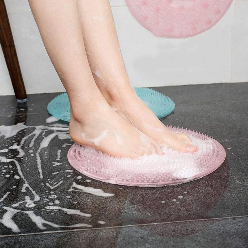 

Силиконовая Массажная щетка WF919 для мытья ног, Артефакт омертвевшей кожи для очистки душа, Подушка для спины, Антицеллюлитный