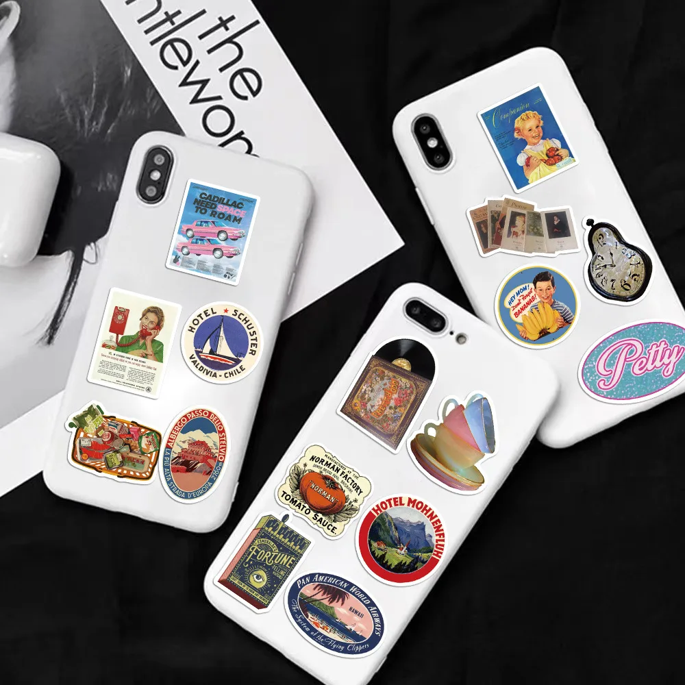 Рисунок 5 - Стикеры в стиле ретро с ностальгическим