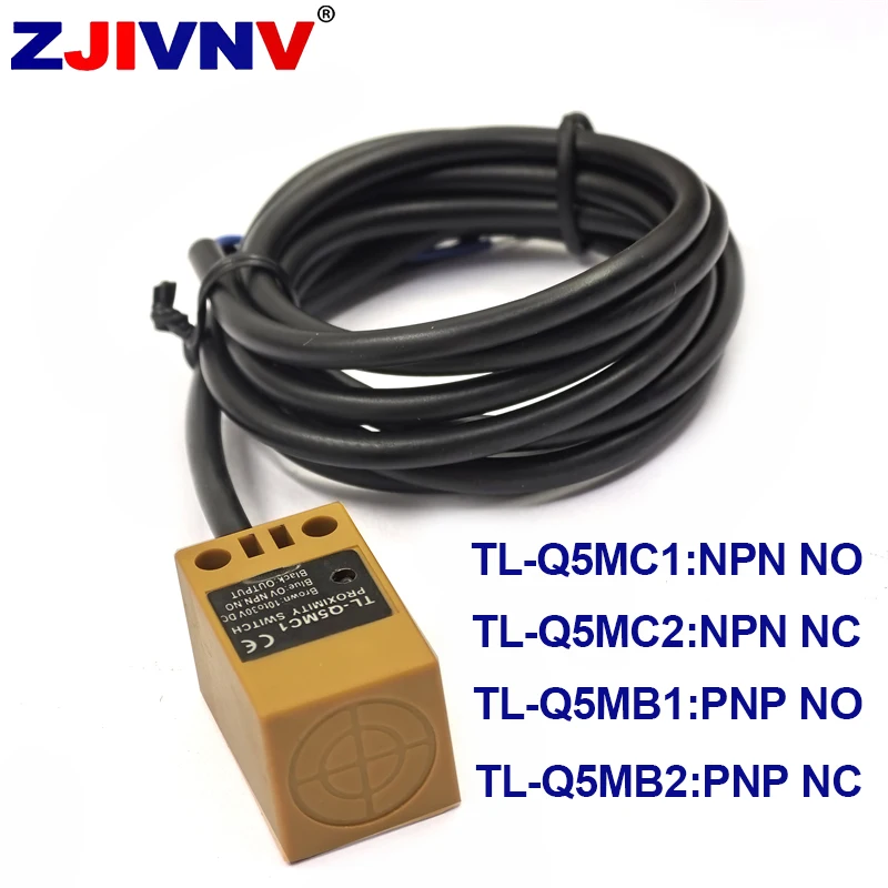 

Датчики приближения Φ NPN NO TL-Q5MC1 NPN NC TL-Q5MC2 PNP NO TL-Q5MB1 PNP NC 1,1-1,2 m расстояние обнаружения кабеля: 5 мм, 3 провода