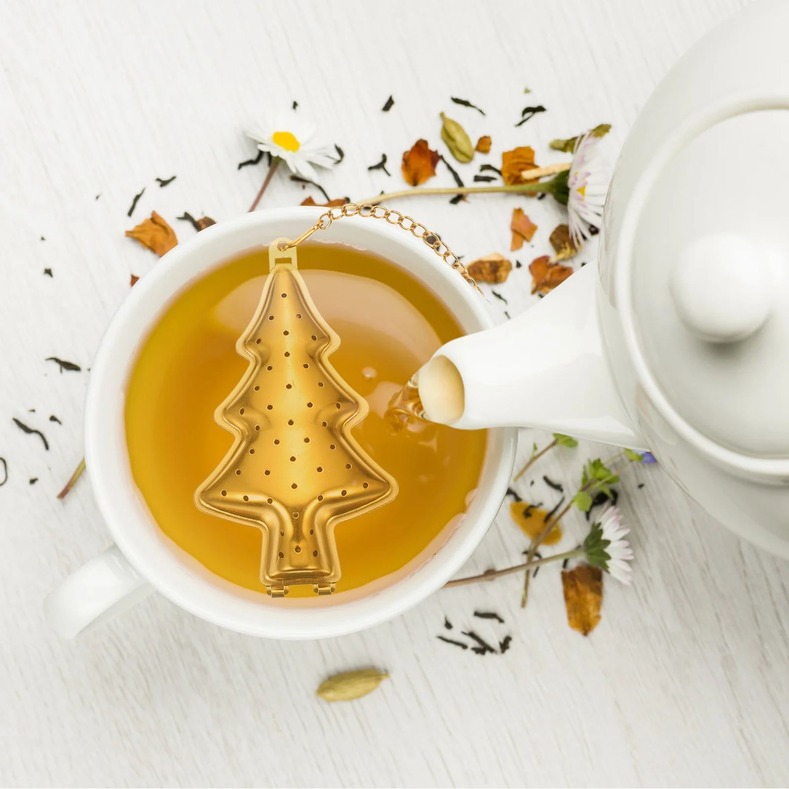 

2Pcs Practical Delicate Creative Tea Strainers Tea Infusers Tea Filters for Home