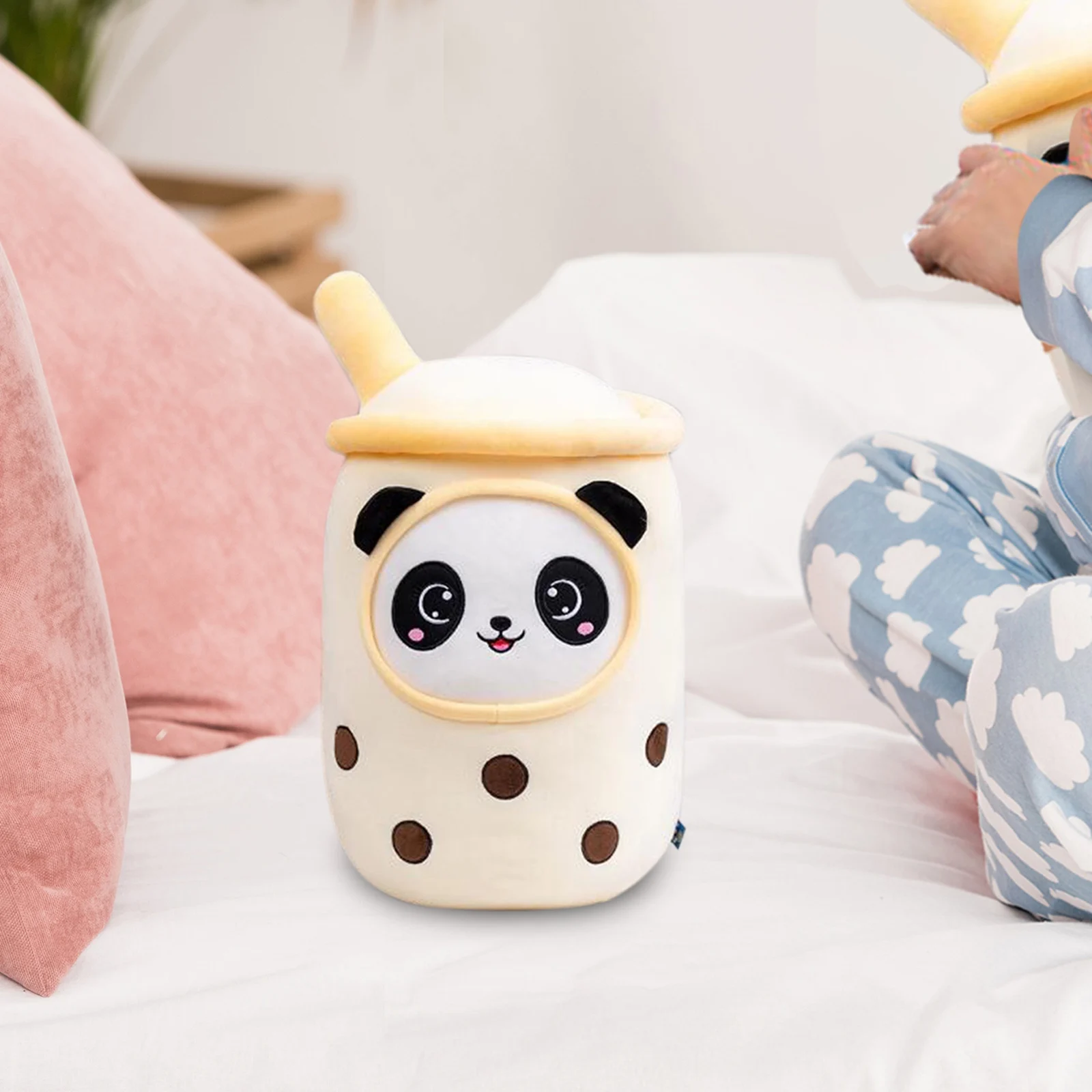 

Кремы, чашка для чая, подушка в виде милой панды, поясничная Подушка, домашняя подушка для кровати для девушек, для бара, Сова, милая h-подушка