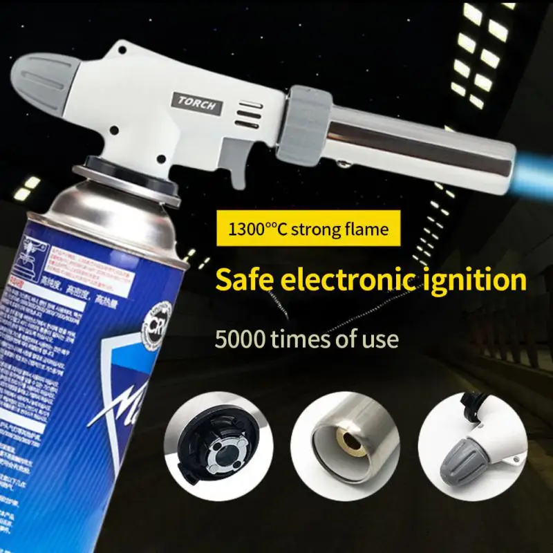 Металлический огнемет Бутановая горелка с автоматическим зажиганием 1300 ℃ |