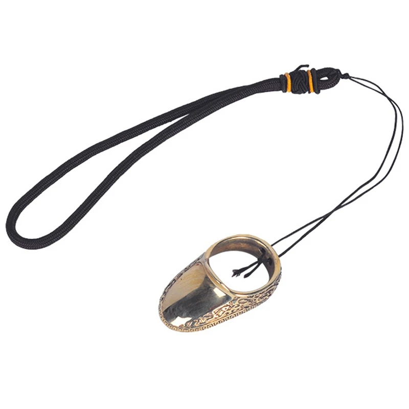 

Brass Archery Supply Lightweight Thumb Finger Guard Ring Buckle Hand Decoration Finger Protector Tool Archery