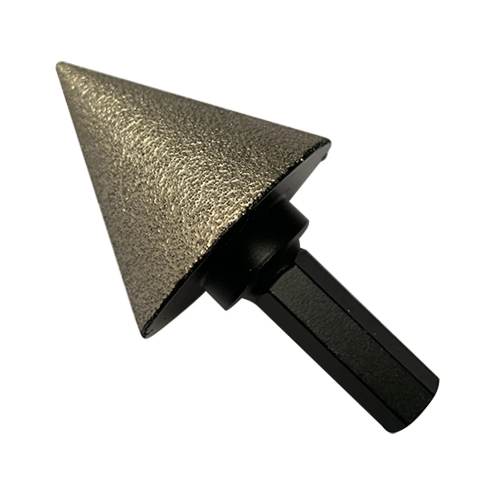 

Tile Hole Trimming Enlarging Ceramic Woodworking Finishing Diamond Beveling Chamfer Bits Professional Durable Industry Hex Shank