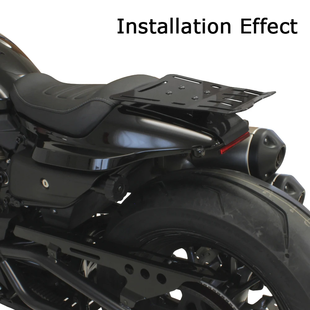 For Sportster S 1250 RH1250 S 2022 2021 Motorcycle Rear Fender Luggage Rack Support Shelf Solo Seat