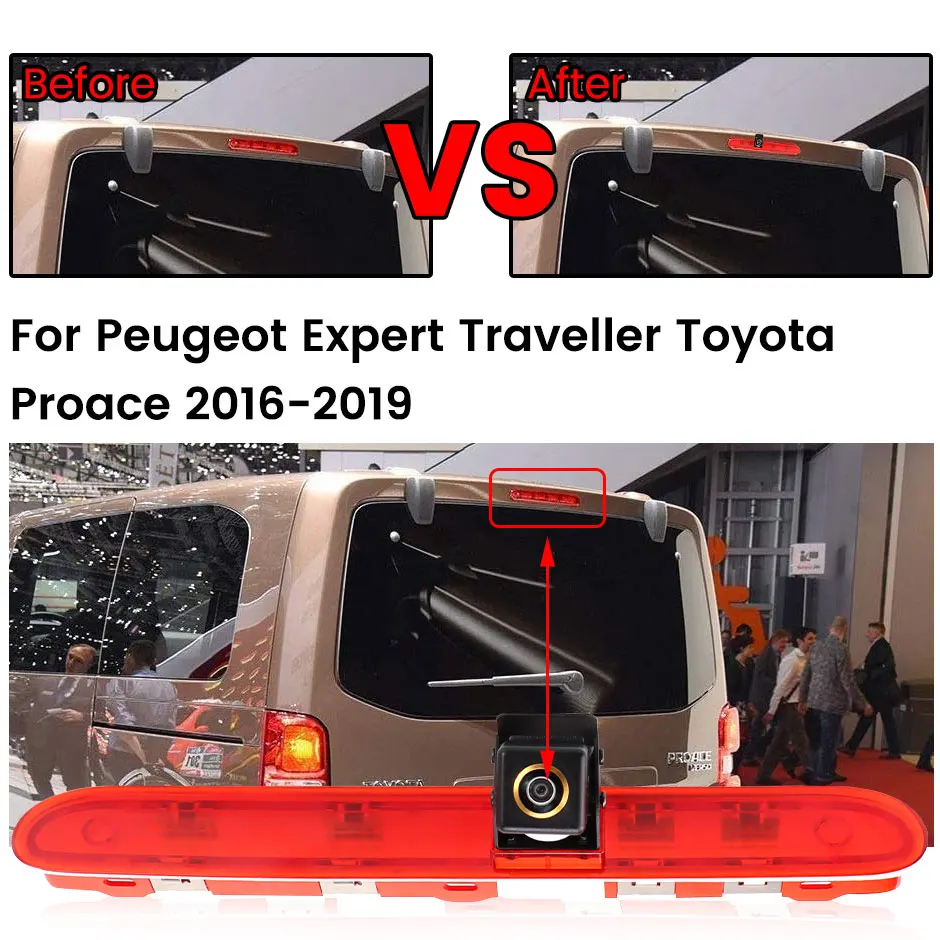 Автомобильная камера заднего вида GreenYi 1080P для Peugeot Expert Traveler Citroen Jumpy Dispatch Space Tourer