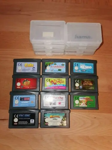 

Игры Gameboy Advance SP King Kong, Мадагаскар, Bibi + Tina, ветеринарная практика и т. д.