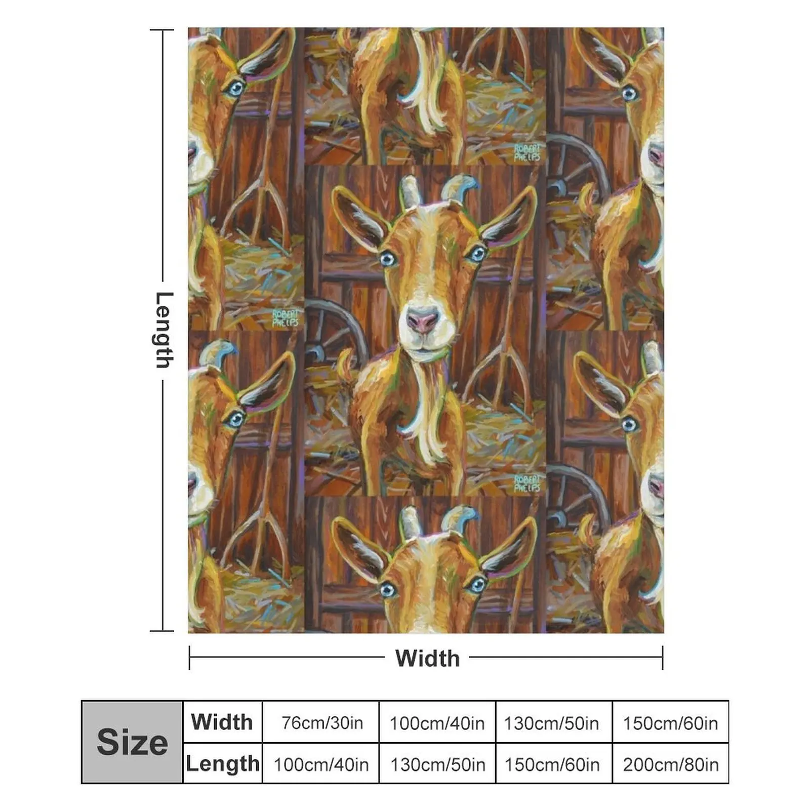 Одеяло Golden Goat in Barn by Robert Phelps роскошное утолщенное одеяло для малышей теплое