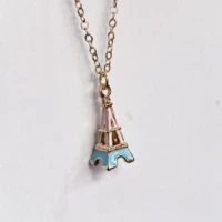 new products hot selling fashion trend jewelry nautical small design three story tower egyptian pyramid pendant necklace