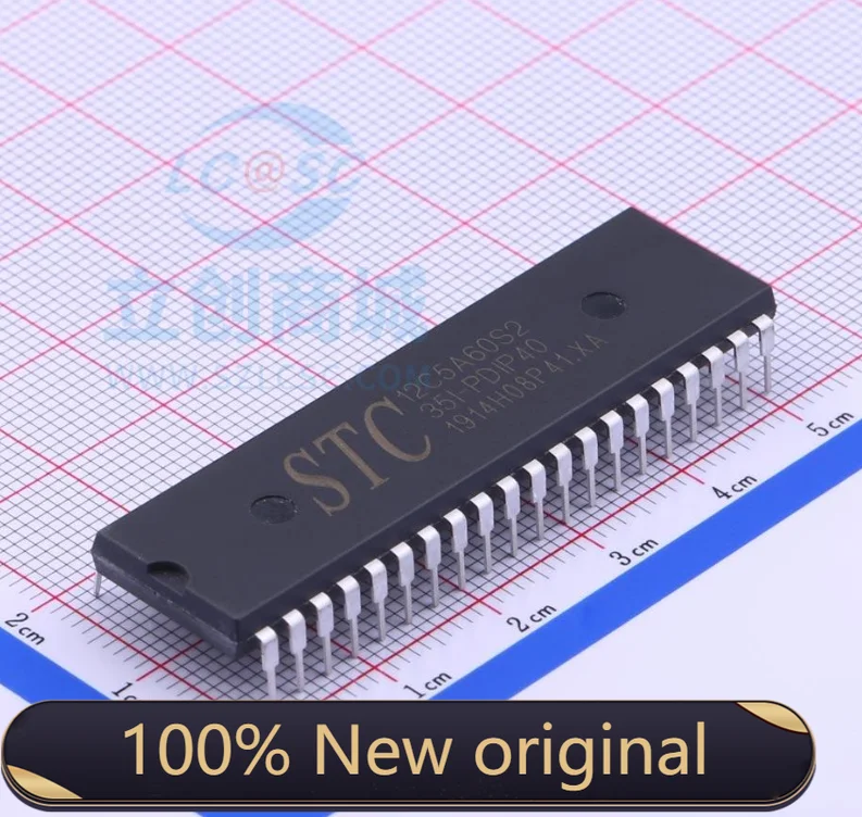 

100% New Original STC12C5A60S2-35I-PDIP40 Package DIP-40 New Original Genuine Microcontroller (MCU/MPU/SOC) IC Chip