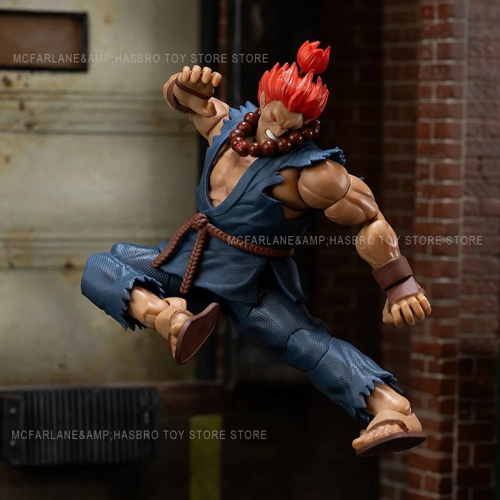 Фото Jada Toys Ultra Street Fighter II Akuma масштаб 1:12, коллекция экшн-фигурок, оригинальная модель, орнамент, игрушка, подарки №4