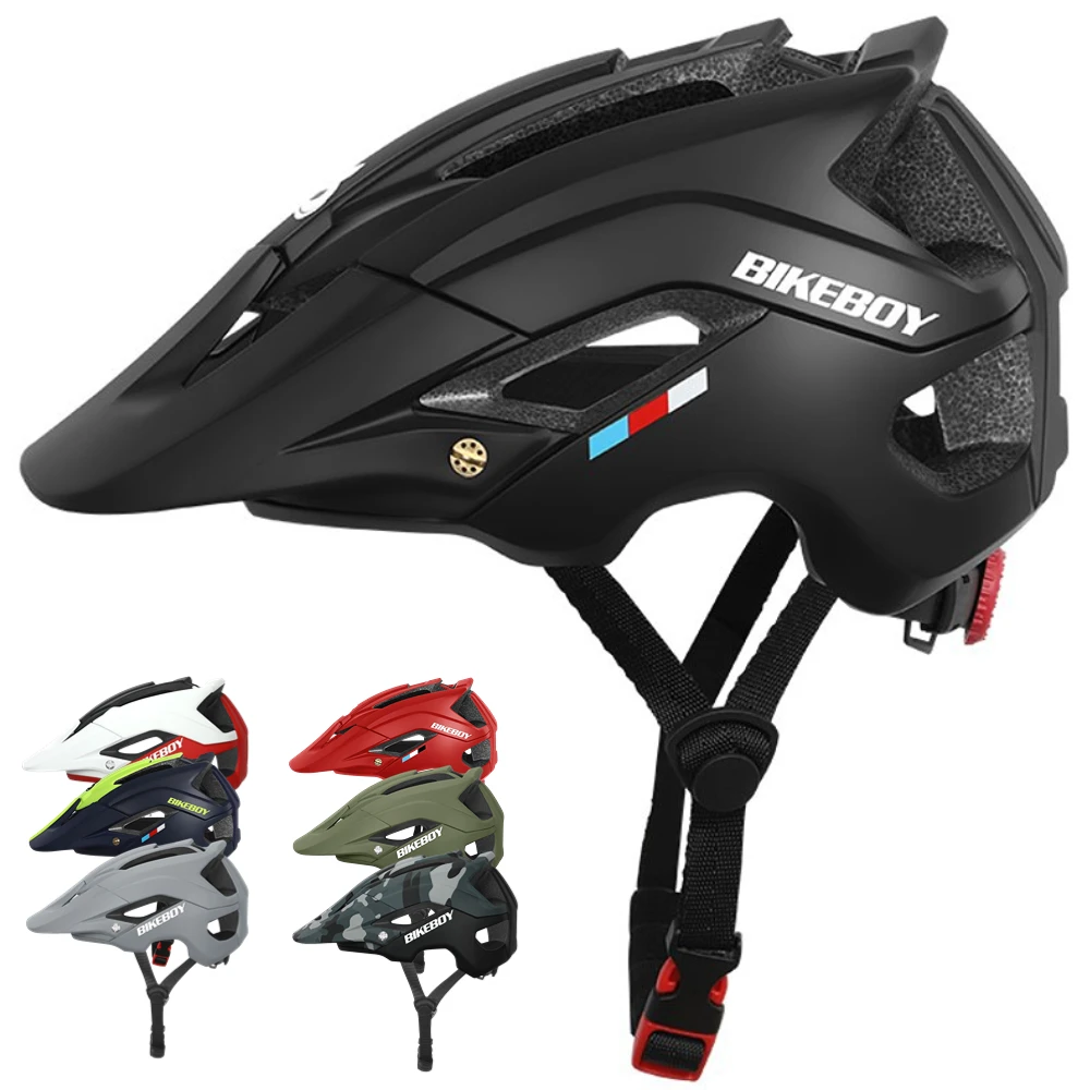 

Men Women Cycling Helmet With Taillight Goggles Sun Visor Lens Bicycle Helmet MTB Road Bike E-Bike Motorcycle Helmet